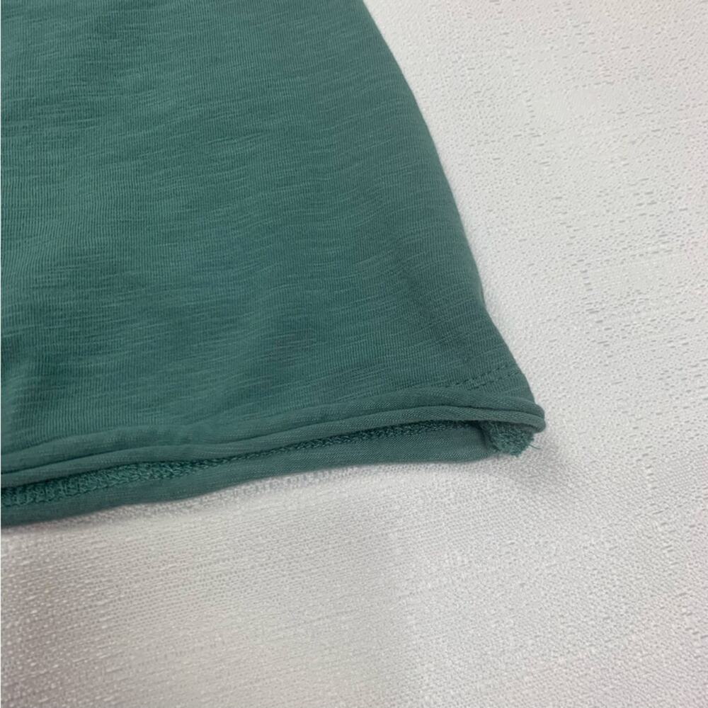 Boden womens size 6 small green ruffle front 3/4 sleeve shirt causal cute - Picture 10 of 11